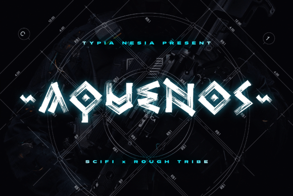 Aquenos: A Techno Futuristic Font for Bold Projects