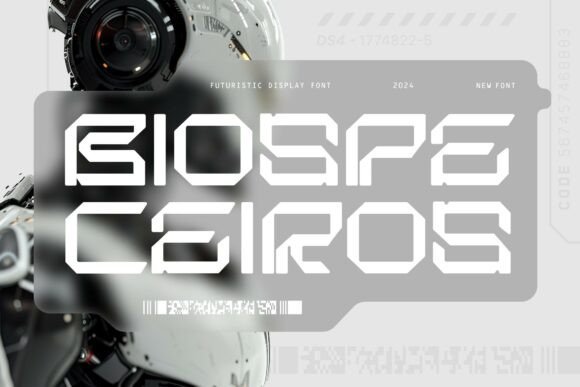 Biospe Ceiros: A Futuristic Geometric Display Typeface