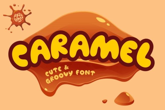 Caramel: A Sweet & Groovy Font for Playful Designs