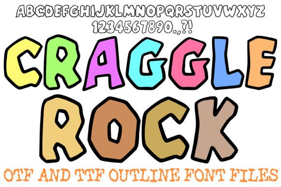 Craggle Rock: Unleash Bold, Adventure-Ready Typography