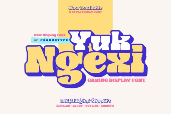 Discover the Bold Yuk Ngexi Font for Gaming and Creative Projects