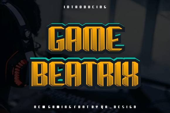 Game Beatrix: A Bold Display Font for Impactful Designs