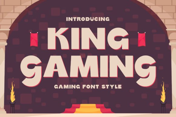 King Gaming: The Adventure Font for Bold Designs