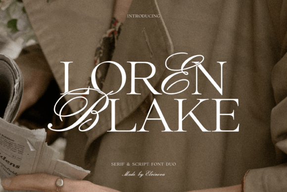 Loren Blake Duo: Classic Serif & Script Typography