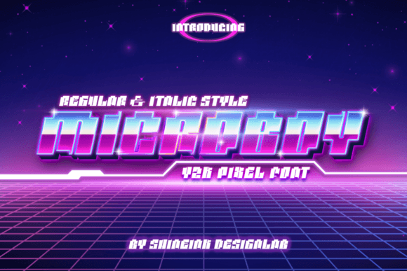 Microboy: A Futuristic Font with Pixel Art Charm