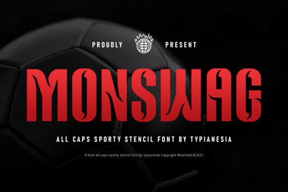 Monswag: The Bold Typeface for High-Impact Sport and Tech Design