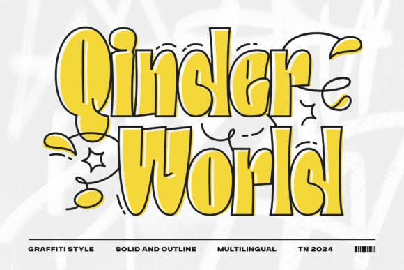 QinderWorld: Urban Graffiti Font for Modern Branding