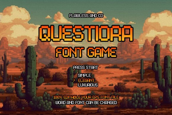 Questiora: The Dynamic Font for Gaming & Esports