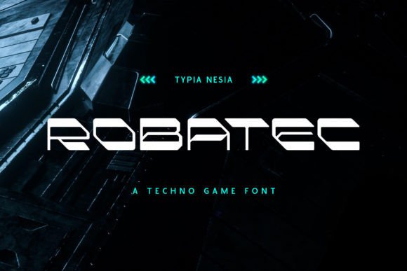 Robatec: A Bold Display Font for Futuristic Designs