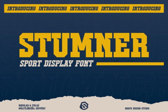 Stumner: Bold Sport Font for Powerful Designs