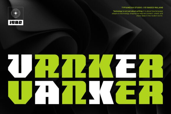 Vanker: Bold Sci-Fi Typography for Future-Focused Design