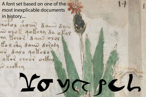 Voynich Regular: An Eerie, Alien Typeface
